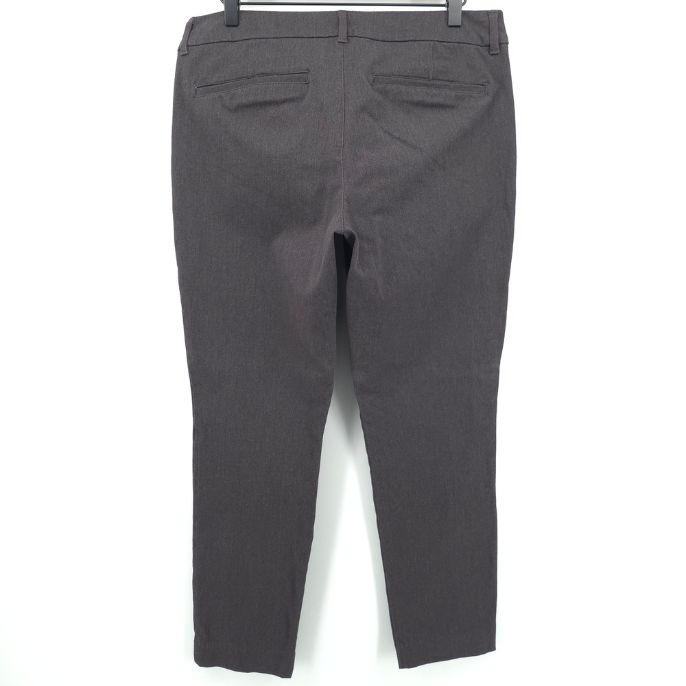Old Navy Women Pants Pixie 12 Dark Gray Ankle Skinny Stretch Business Casual - Picture 3 of 11